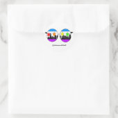 autocollant de chicaGOggles de fierté (Sac)