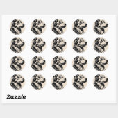 autocollant de chien (Feuille)