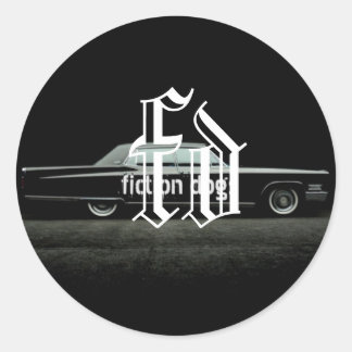 autocollant de chiens de fiction