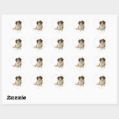 Autocollant de chiot Cavalier King Charles Spaniel (Feuille)