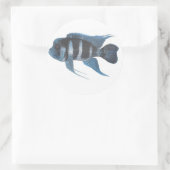 Autocollant de Cichlid de frontosa de Cyphotilapia (Sac)