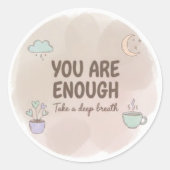 Autocollant de citation de motivation (Devant)