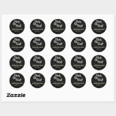 Autocollant de citation de texte Halloween Trick o (Feuille)