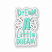 Autocollant de citation esthétique (Devant)