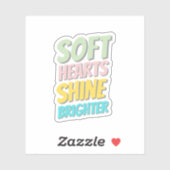 Autocollant de citation esthétique (Feuille)