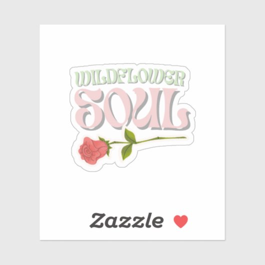 Autocollant de citation esthétique (Feuille)