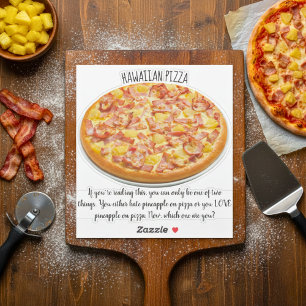 Autocollant de citation Hawaiian Pizza