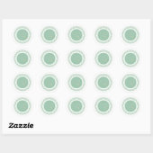 Autocollant de citation inspirante esthétique (Feuille)
