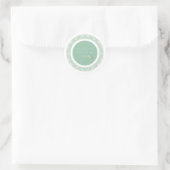 Autocollant de citation inspirante esthétique (Sac)