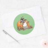 Autocollant de citrouille de Tamia Mignon (Enveloppe)