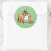 Autocollant de citrouille de Tamia Mignon (Sac)
