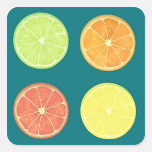 Autocollant de citrus