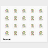 Autocollant de classe pour enseignant grenouille p (Feuille)