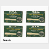 Autocollant de clearance d'accès public R.T.A. (Feuille)