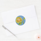 Autocollant de Clipart de tournesol 10 (Enveloppe)