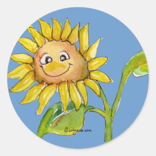 Autocollant de Clipart de tournesol 10