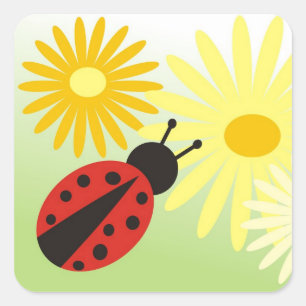 autocollant de coccinelle