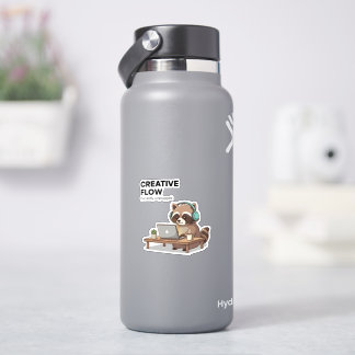 Autocollant de codage de Raton laveur Chill Créati