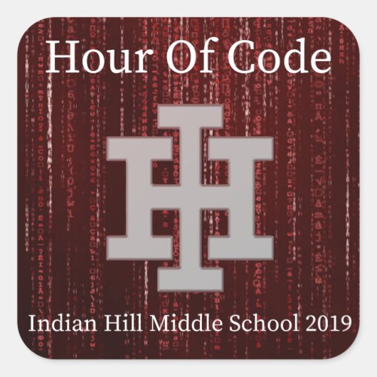 Autocollant de code 2019 (Devant)