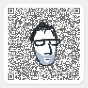 autocollant de code de qr de visnup