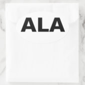Autocollant de code pays des îles Aland (ASA) (Sac)