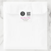 Autocollant de code QR pour l'entreprise de cateri (Sac)