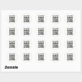 Autocollant de code QR « scannez-moi » minimal (Feuille)