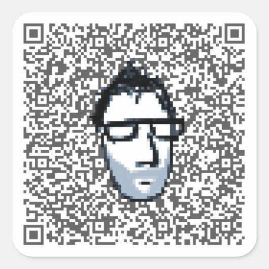 autocollant de code qr visnup (Devant)