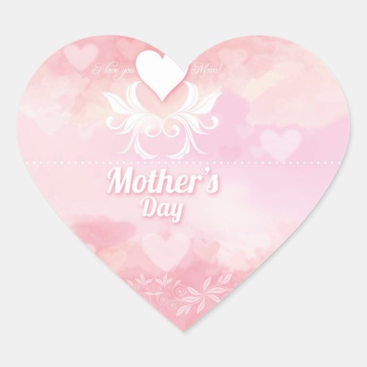 Autocollant de coeur (Devant)