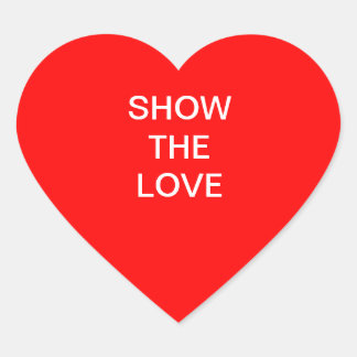 Autocollant de coeur