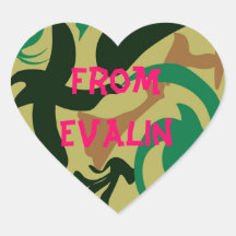 Autocollant de cœur