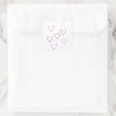 autocollant de coeur (Sac)
