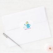 Autocollant de coeur (Enveloppe)
