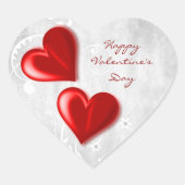 Autocollant de coeur de Saint-Valentin (Devant)