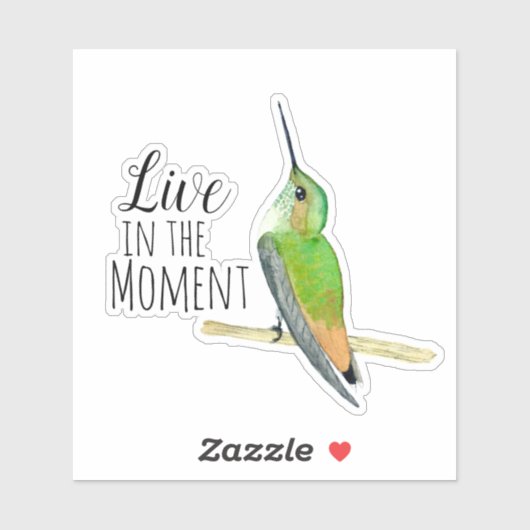 Autocollant de colibri d'Allen (Feuille)