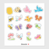 autocollant de collection de ressort (Feuille)