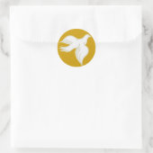 Autocollant de colombe (Sac)