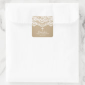 Autocollant de communion Kraft moderne (Sac)