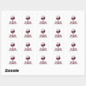 Autocollant de conception argentée tendance VIN OB (Feuille)