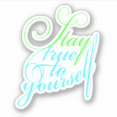 Autocollant de conception inspirant (Devant)