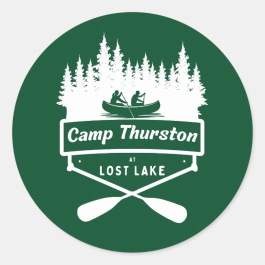 Autocollant de conception ronde (Devant)