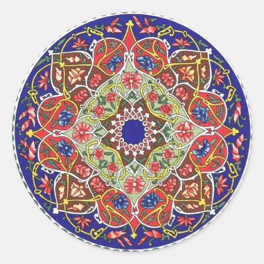 Autocollant de conception Tadjik antique (Devant)