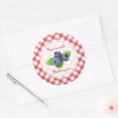Autocollant de confiture de bleuet (Enveloppe)