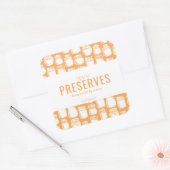 Autocollant de conserves de pêche maison (Enveloppe)