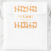 Autocollant de conserves de pêche maison (Sac)