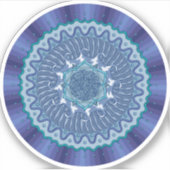 Autocollant de contour de mandala d'eau (Devant)