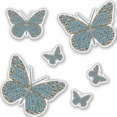 Autocollant de contours de monarque marocain (Devant)