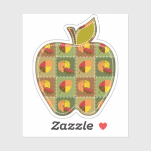 Autocollant de contours de surface d'automne