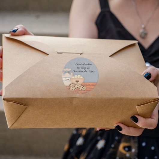 Autocollant de cookies