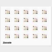Autocollant de cookies (Feuille)